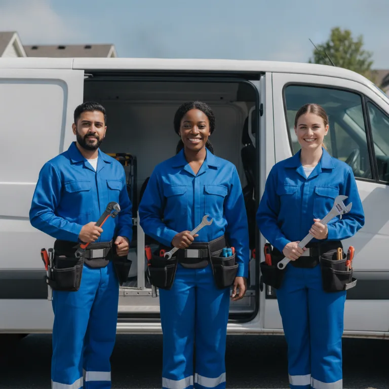 Plumber team in Galveston
